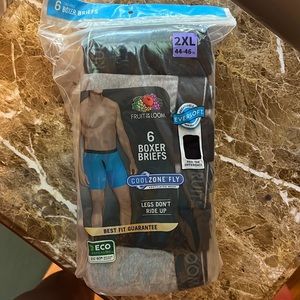 COPY - Fruit if the loom mens boxer briefs 6 pack